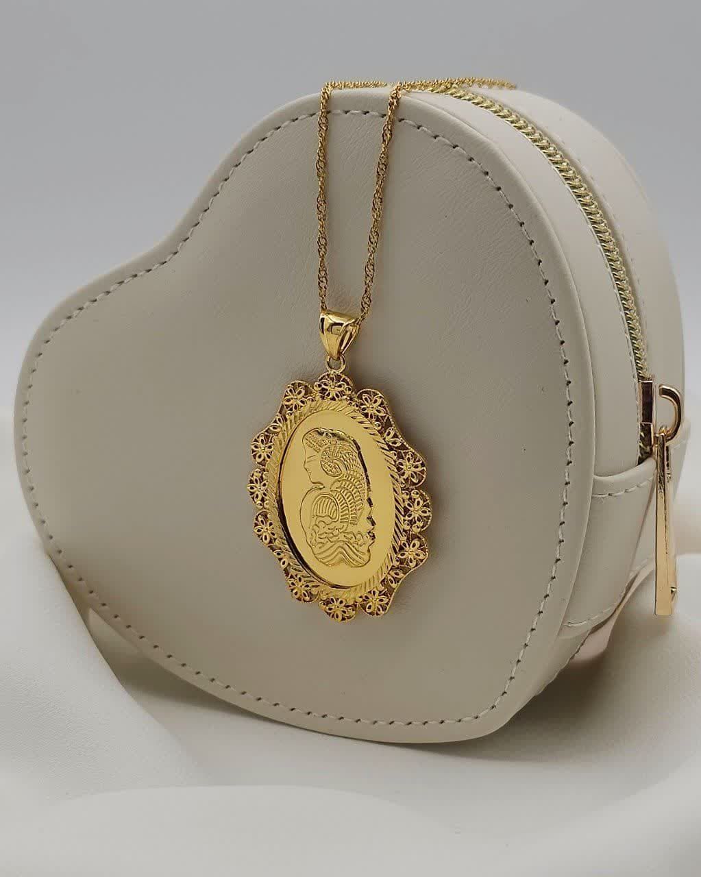 پلاک بدون زنجیر طرح طلا کد 1925 - خرید آنلاین از گالری آداس